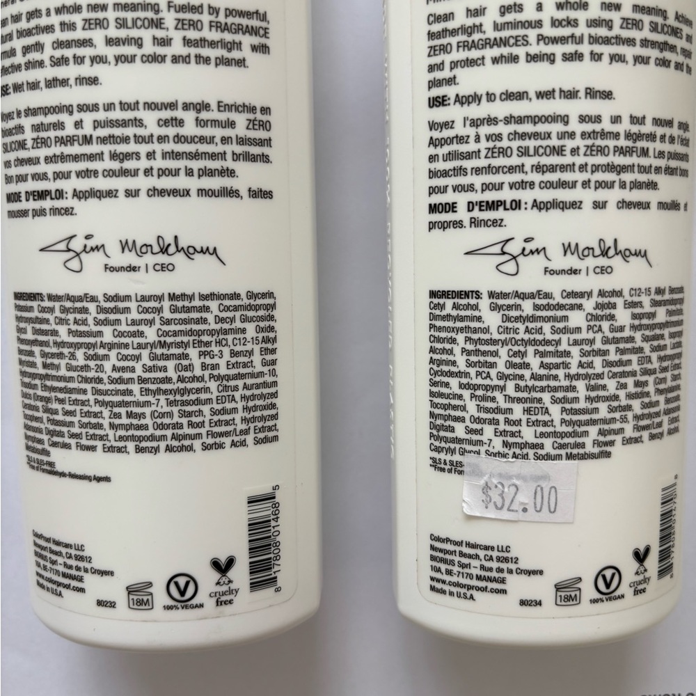 ColorProof SuperSheer Clean Shampoo & Conditioner Set - Clean - Picture 3 of 3